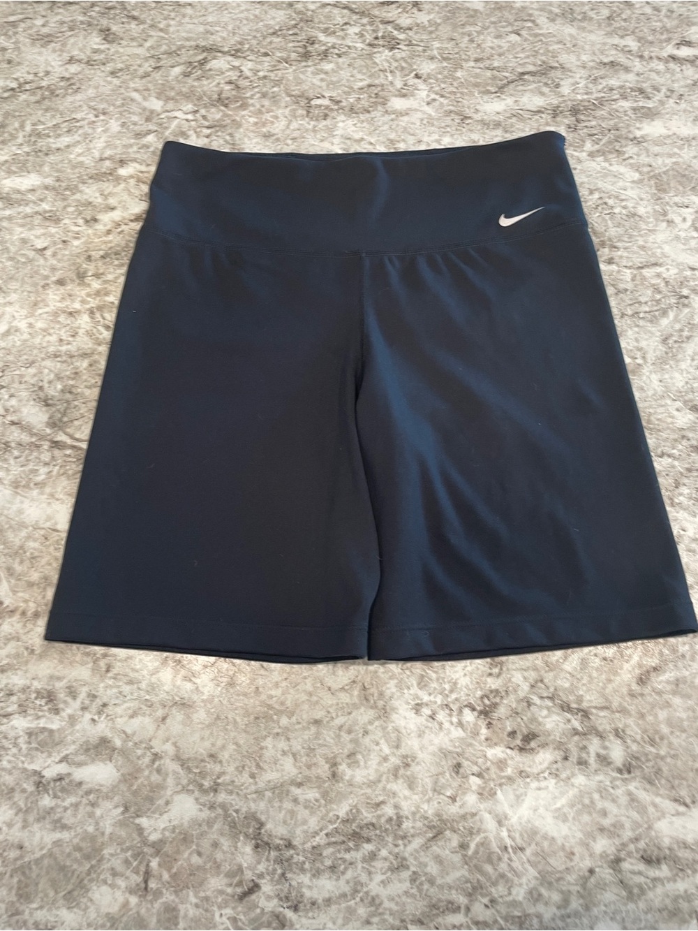 Nike - Black High Rise Bike Shorts- medium